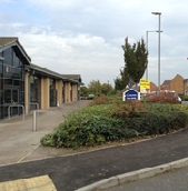 Retail park landscaping managed and  maintained by Marcus Young Landscapes Ltd