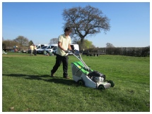 Grass mowing by Marcus Young Landscapes Ltd